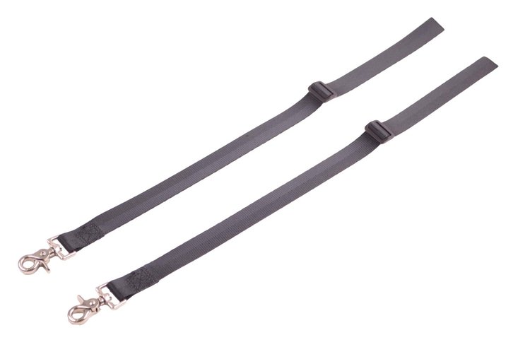 Adjustable Door Limiting Straps [Black, Pair]