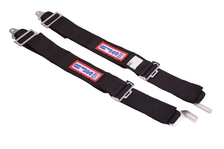 3 L&L Shoulder Harness INDIVIDUAL FLOOR Mount WRAP/BOLT BLACK