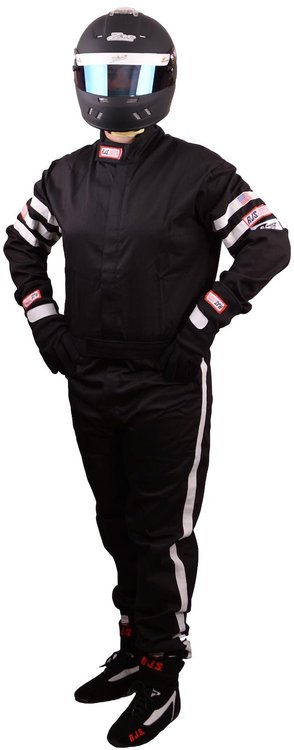 RACER 5 CLASSIC SFI 3-2A/5 2 LAYER 2 PIECE FR Cotton Suit MD GRAY