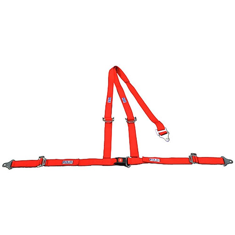 Buckle and Tongue Style Harness with Floor Mount Green