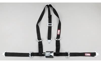 NON-SFI L&L HARNESS 2 PULL UP Lap Belt SNAP SEWN IN 2 S.H. Individual ROLL BAR Mount WRAP/SNAP BLUE