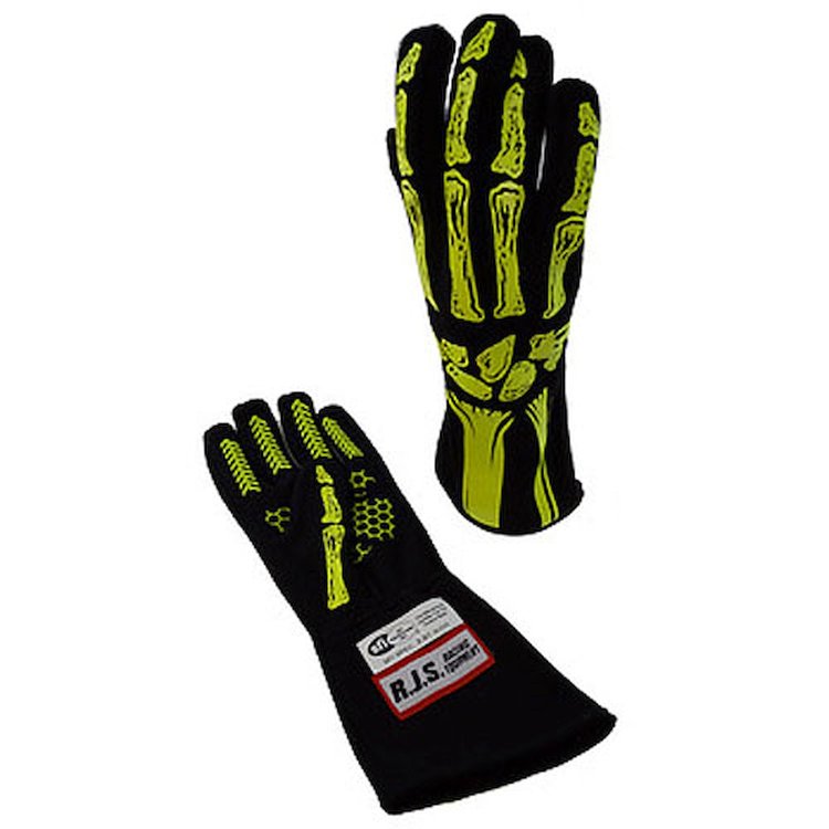 Skeleton Double Layer Nomex Racing Gloves SFI 3.3/5