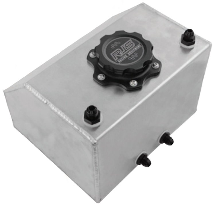Elite Universal Aluminum Fuel Cell 4 Gallon Billet Screw-On Cap