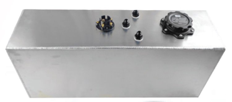 Elite Universal Aluminum Fuel Cell 14 Gallon Billet Screw-On Cap
