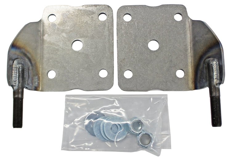 AR-1000F Lower Shock Mounting Plates for 2 1/2 in. Rear Leaf Springs