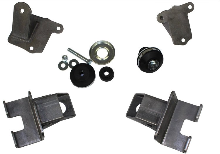 CP-1107 1941-1948 Chevy Small Block Chevy Engine Mounting Kit, Original IFS