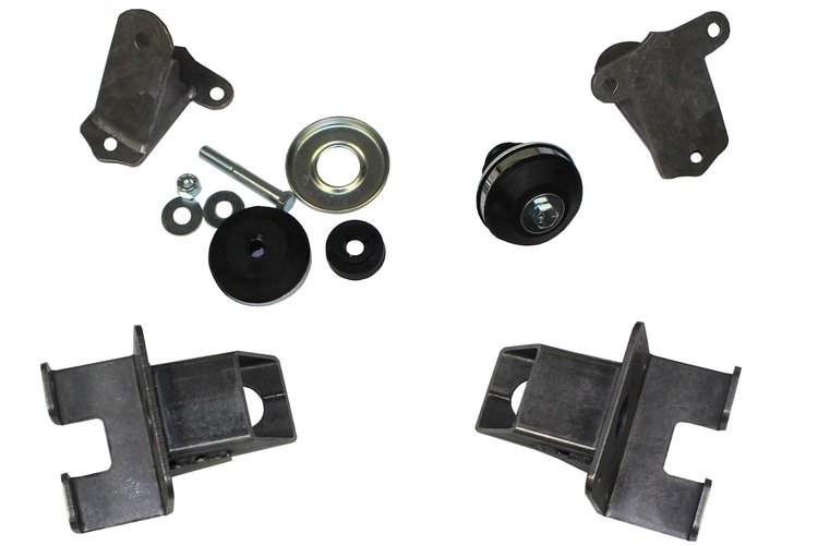CP-1136 1936 Chevy Standard Small Block Chevy V8 Engine Mounting Kit For CE IFS