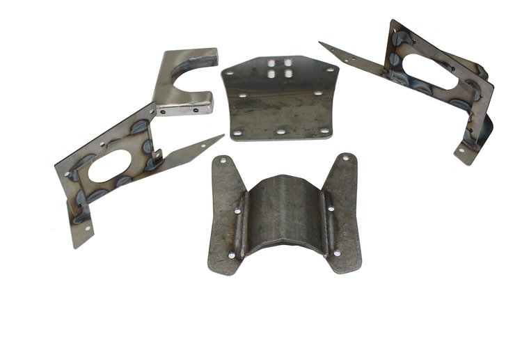ES-2164OD Center Tunnel Clearance and Transmission Mounting Kit for 1935-1936 Ford (T700R4 OD,IFS)