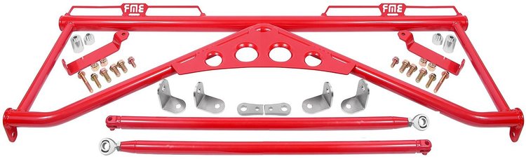Harness Bar Kit for 2015-2001 Ford Mustang [Red]