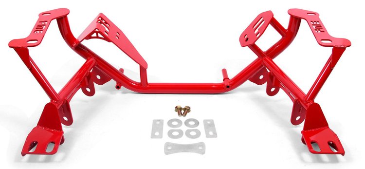 Tubular K-Member - Coil-over/Standard Version for 1979-1995 Ford Mustang [Red]