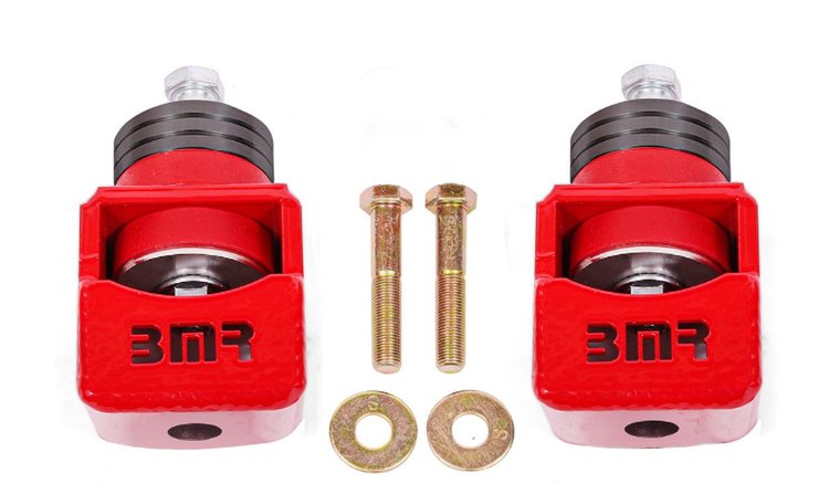 Polyurethane-Bushing Motor Mount Kit for 2014-2017 Chevy SS, 2008-2009 Pontiac G8 [Red]