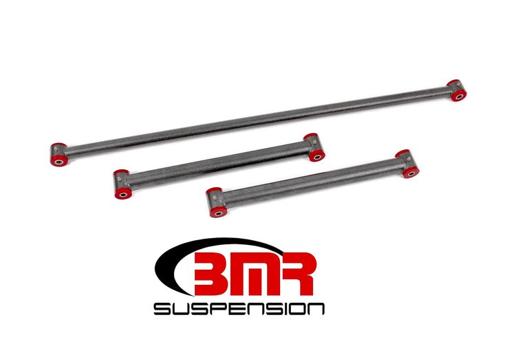 RSK031H Rear Suspension Kit, Non Adjustable w/Poly Bushings for 1982-2002 Chevy Camaro, Pontiac Firebird [Black Hammertone]