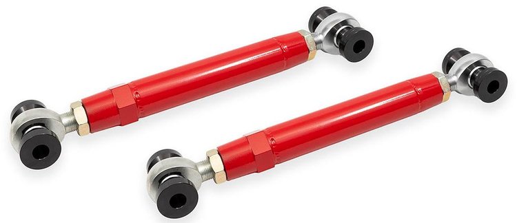 UCA1864R Adjustable Rear Upper Control Arms Fits Select Ford Bronco [Red Powder Coat]