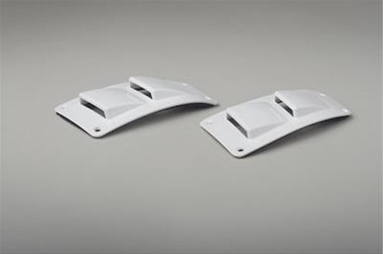 BR.1 CHIN BAR VENT WHITE