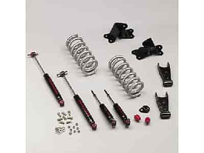 1988-98 Standard Cab Pickup - 3" Front/4" Rear Lowering Kit