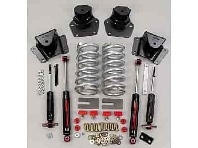 1997-03 Dakota Pickup 8-cyl - 2" Front/4" Rear Lowering Kit