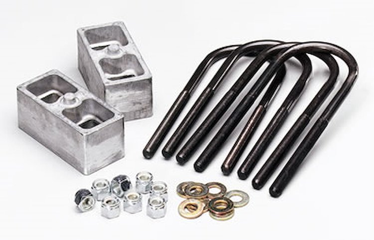 Lowering Block Kit for 2.5" to 3" Wide Leaf Springs 2" Drop