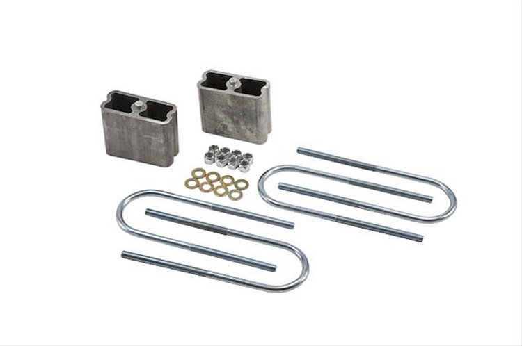 Lowering Block Kit 4" Drop for 2.5" to 3" Wide Leaf Springs