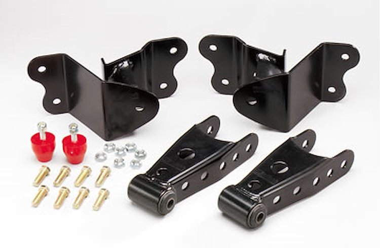 Rear Leaf Spring Shackle and Hanger Kit for 1988-1998 C-1500 Pickup Standard Cab