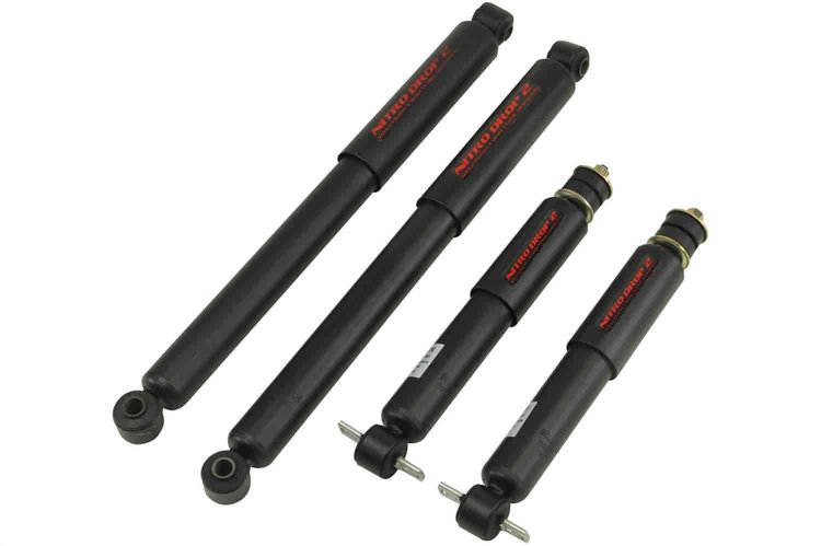 Nitro Drop 2 Shock Set includes (2) 146-8006 Front Shocks and (2) 146-8524 Rear Shocks