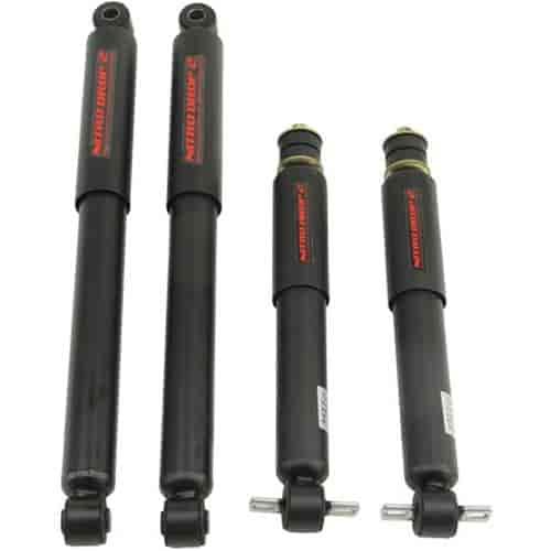 Nitro Drop 2 Shock Set includes (2) 146-8000 Front Shocks and (2) 146-8541Rear Shocks