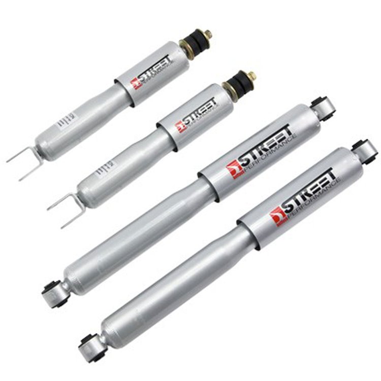 Street Performance Shock Set includes (2) 146-310400 Front Shocks and (2) 146-2214FF Rear Shocks