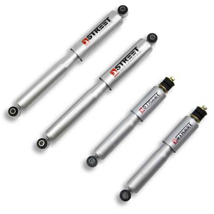 Street Performance Shock Set includes (2) 146-10103H Front Shocks and (2) 146-2211FF Rear Shocks