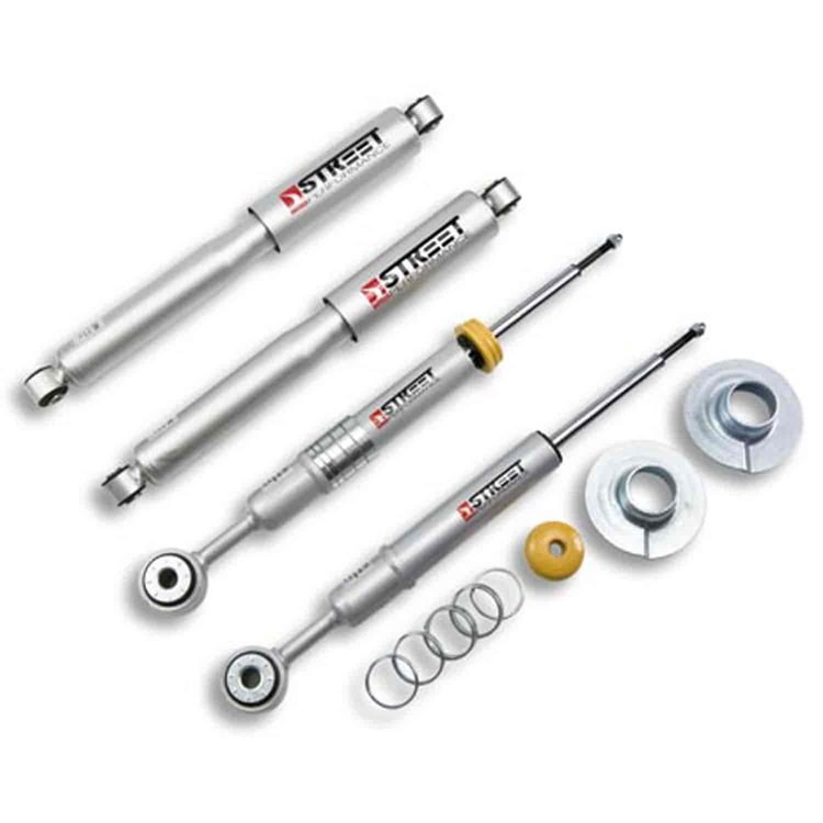 Street Performance Shock Set includes (2) 146-25002 Front Shocks and (2) 146-2211EE Rear Shocks
