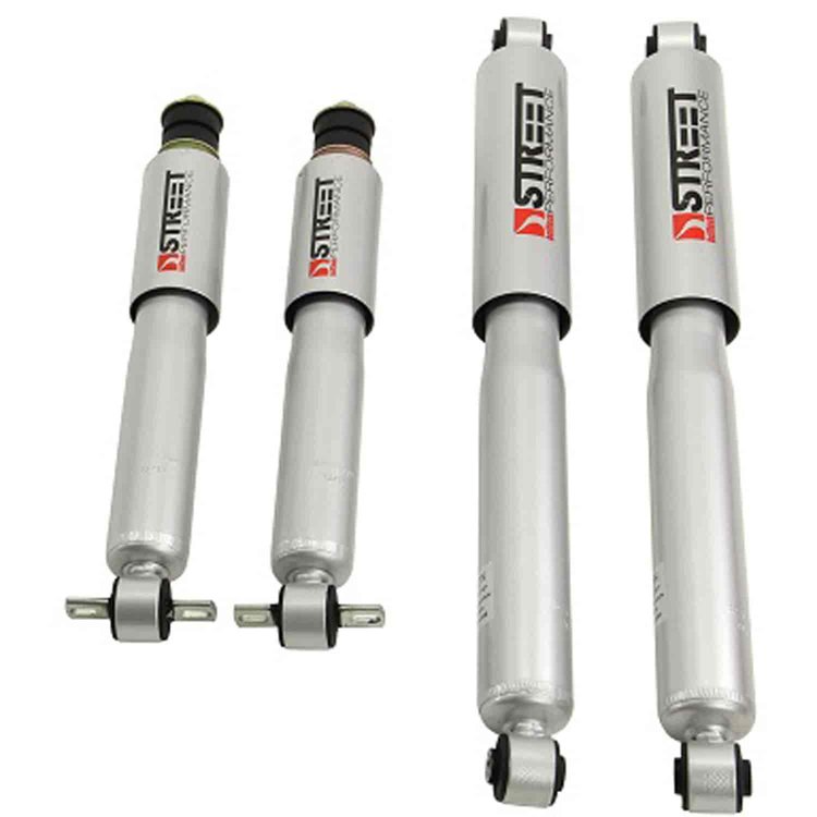 Street Performance Shock Set includes (2) 146-10103I Front Shocks and (2) 146-2212ID Rear Shocks
