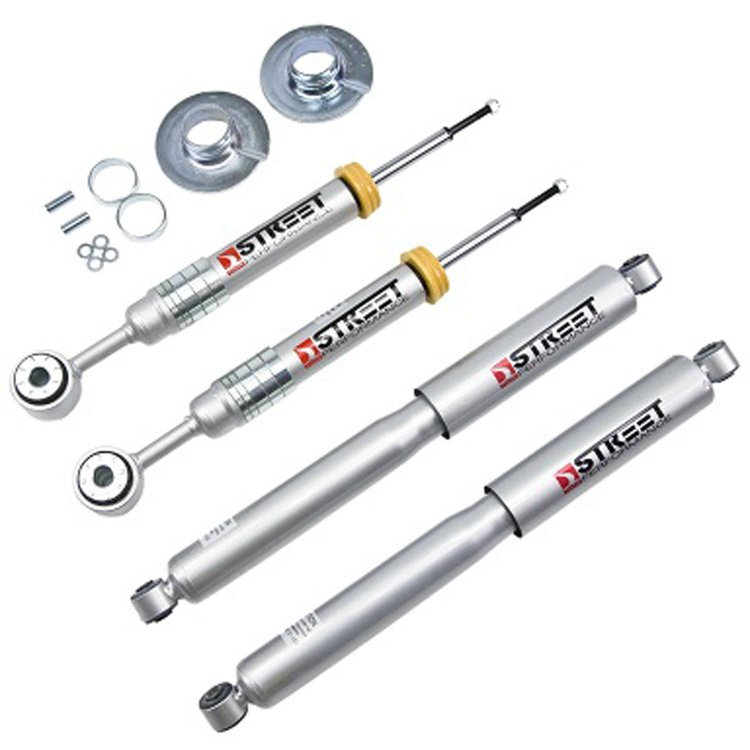 Street Performance Shock Set includes (2) 146-25001 Front Shocks and (2) 146-2212EE Rear Shocks