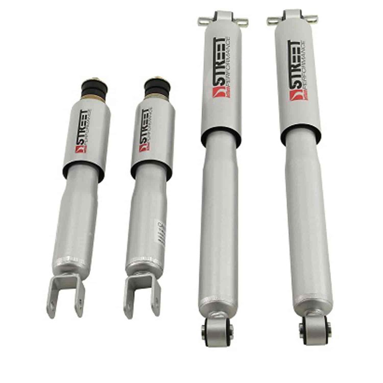 Street Performance Shock Set includes (2) 146-310400 Front Shocks and (2) 146-2414FF Rear Shocks