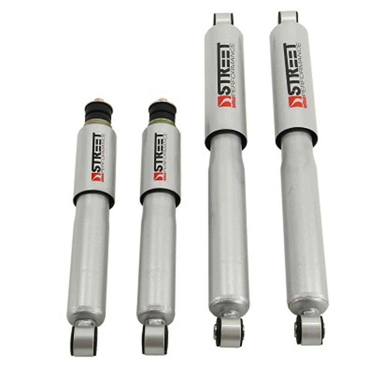 Street Performance Shock Set includes (2) 146-10102C Front Shocks and (2) 146-2212HH Rear Shocks