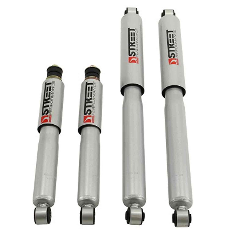 Street Performance Shock Set includes (2) 146-10102C Front Shocks and (2) 146-2211HH Rear Shocks