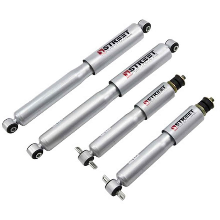 Street Performance Shock Set includes (2) 146-10102I Front Shocks and (2) 146-2209HH Rear Shocks