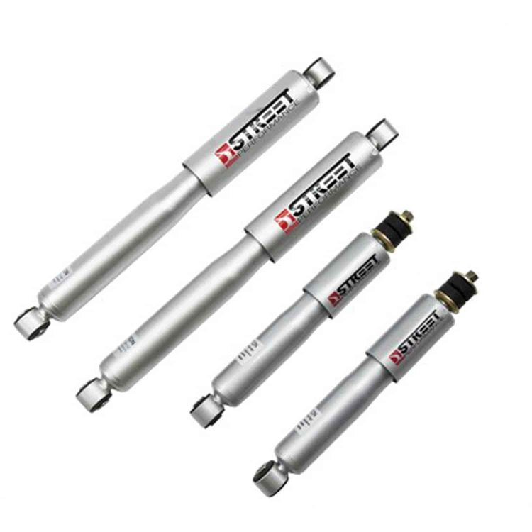 Street Performance Shock Set includes (2) 146-10103B Front Shocks and (2) 146-2214DD Rear Shocks