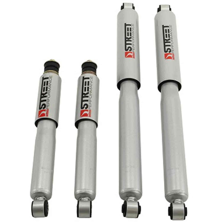 Street Performance Shock Set includes (2) 146-10606H Front Shocks and (2) 146-2216FF Rear Shocks