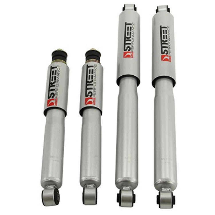 Street Performance Shock Set includes (2) 146-10606H Front Shocks and (2) 146-2216FF Rear Shocks