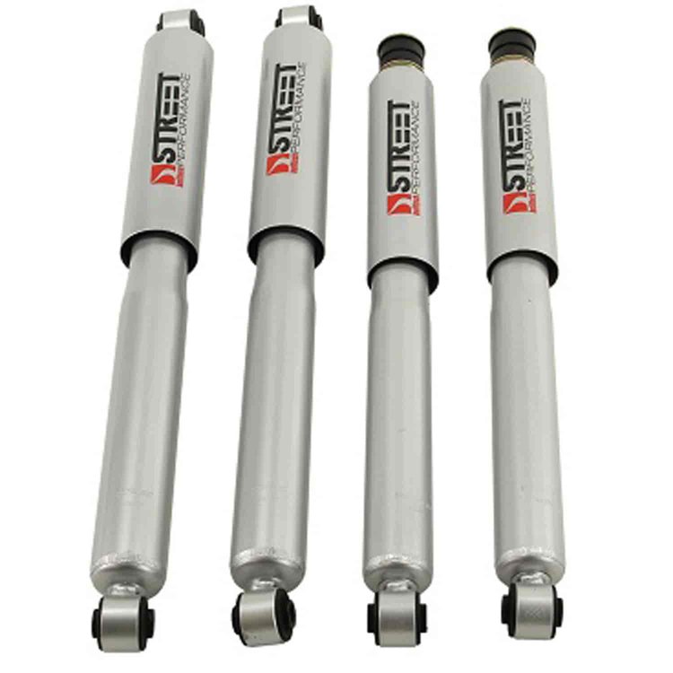 Street Performance Shock Set includes (2) 146-10612F Front Shocks and (2) 146-2216FF Rear Shocks