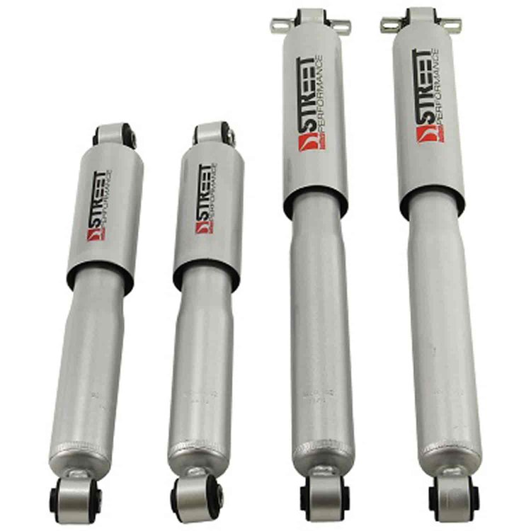 Street Performance Shock Set includes (2) 146-2106DD Front Shocks and (2) 146-2413IF Rear Shocks