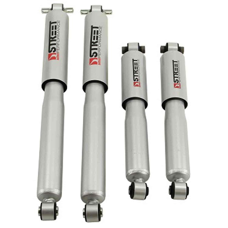 Street Performance Shock Set includes (2) 146-2106GD Front Shocks and (2) 146-2414IF Rear Shocks