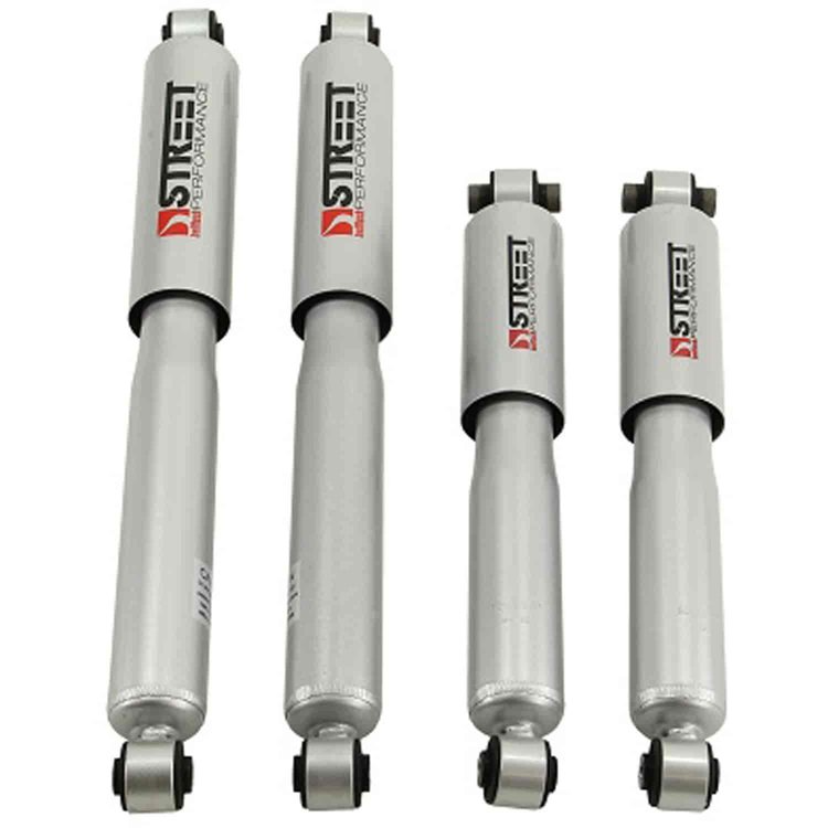 Street Performance Shock Set includes (2) 146-2106D Front Shocks and (2) 146-2212DD Rear Shocks