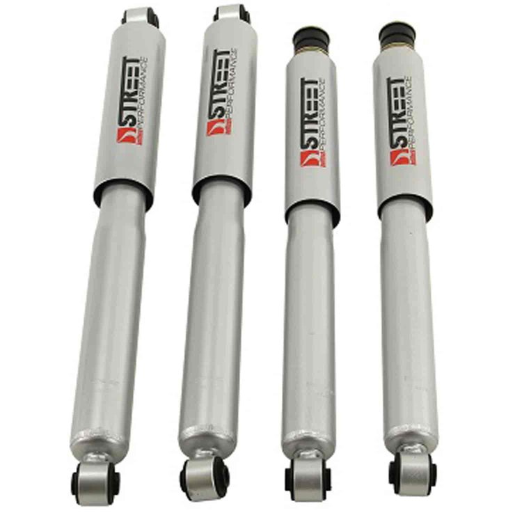 Street Performance Shock Set includes (2) 146-2112PP Front Shocks and (2) 146-2216DP Rear Shocks