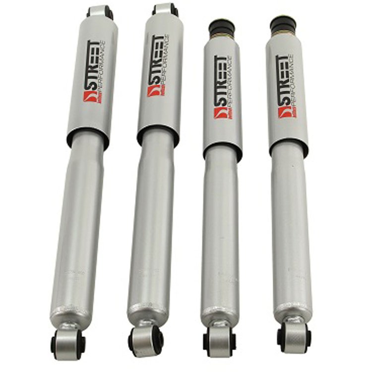 Street Performance Shock Set includes (2) 146-2112PP Front Shocks and (2) 146-2214DP Rear Shocks