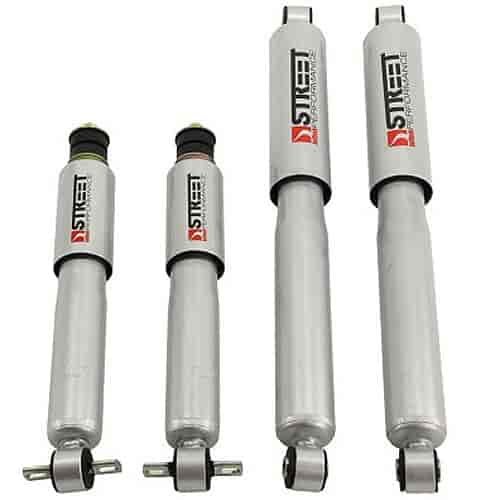 Street Performance Shock Set includes (2) 146-25004 Front Shocks and (2) 146-2210FF Rear Shocks