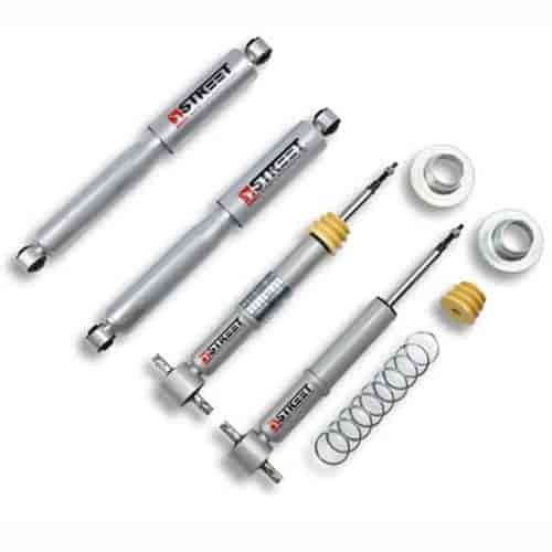 Street Performance Front and Rear Shock Set 2014-Up GM 1/2-Ton Full Size Truck