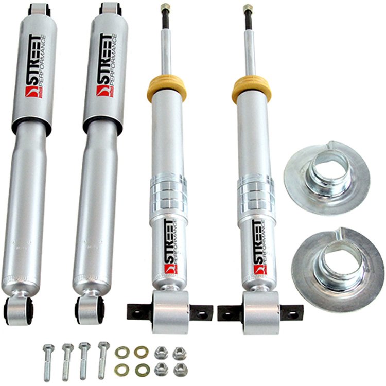 Street Performance Shock Set includes (2) 146-25007 Front Shocks and (2) 146-2716EE Rear Shocks