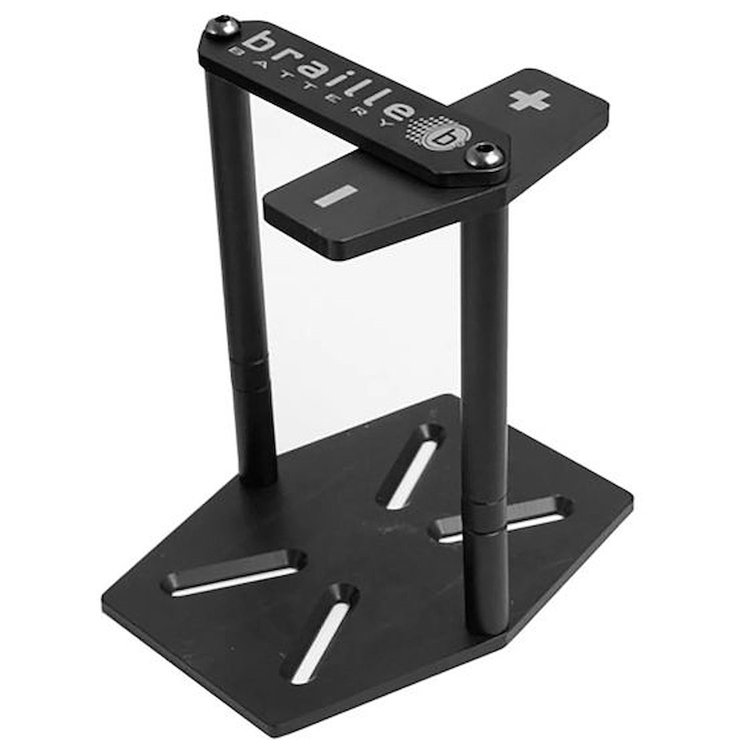 Aluminum Mount Kit for w/11.5lb & 15lb Braille Batteries Mounts Vertically and Horizontally