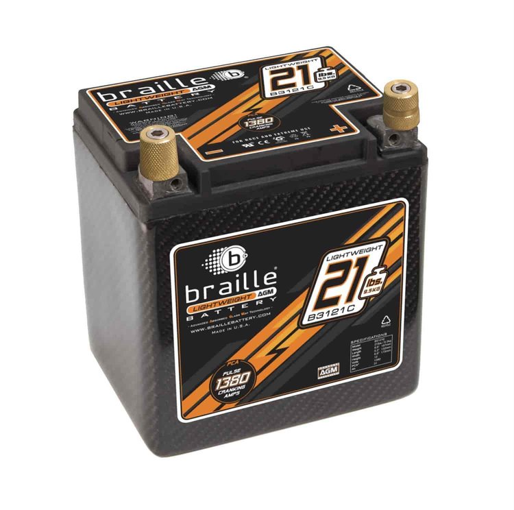 Carbon Fiber Racing Battery 21 lbs