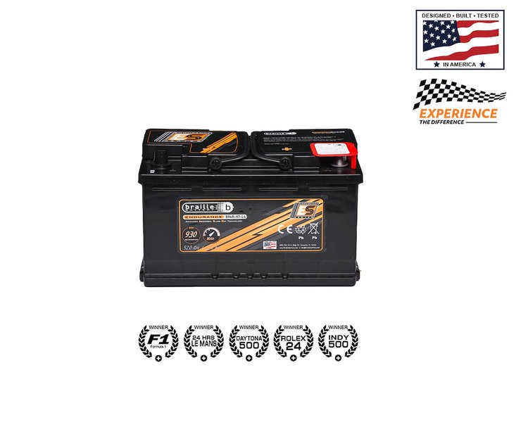B94R-H7-L4 12 V Endurance Series AGM Battery, Group 94R/H7/L4, 930 CCA, 80 Ah