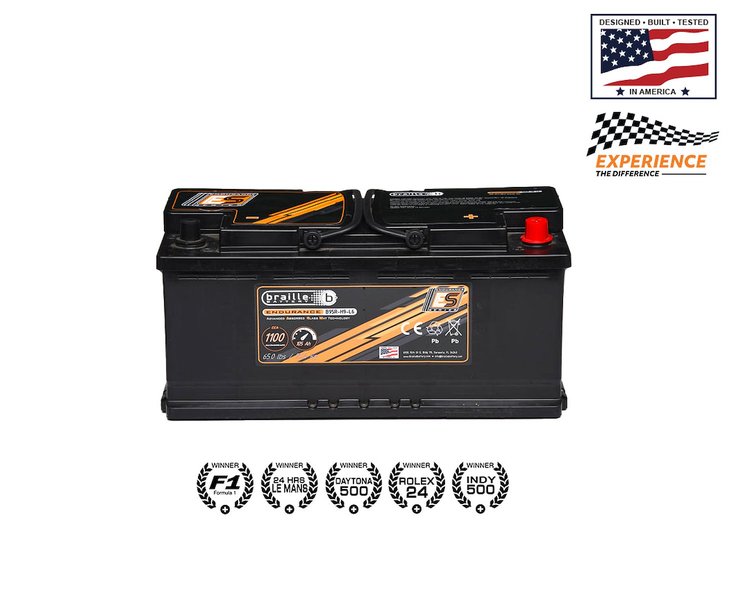 B95R-H9-L6 12 V Endurance Series AGM Battery, Group 95R/H9/L6, 1100 CCA, 105 Ah